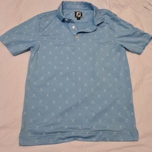 FootJoy Boy's Light Blue Polo Shirt